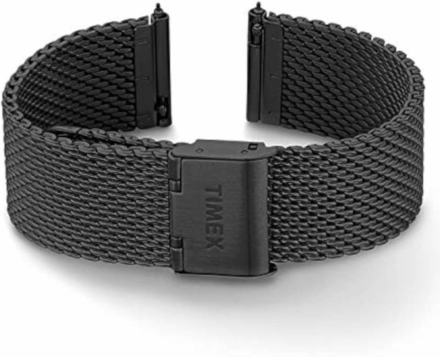 Timex Rose Gold-Tone 20mm Stainless Steel Mesh Watch Band with Self-Adjusting Clasp