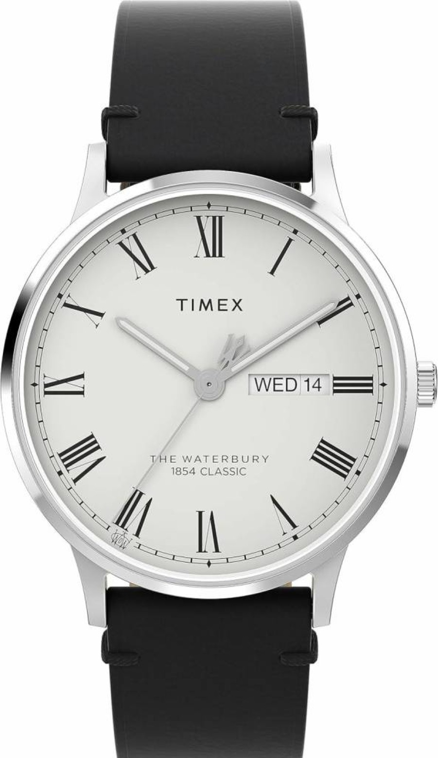 Timex Men's Waterbury Traditional 40mm Stainless Steel Casual Watch with Leather Strap