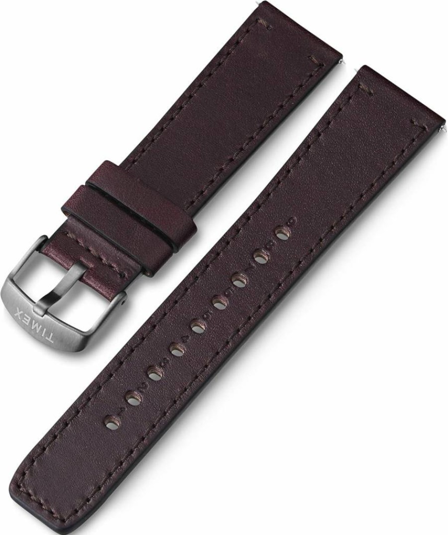 Timex 22mm Black Winter Camo Fabric Quick-Release Watch Strap with Black Buckle