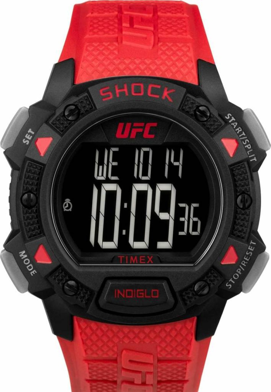 Timex UFC Men's Core Shock Resistant 45mm Sports Watch with Durable Strap