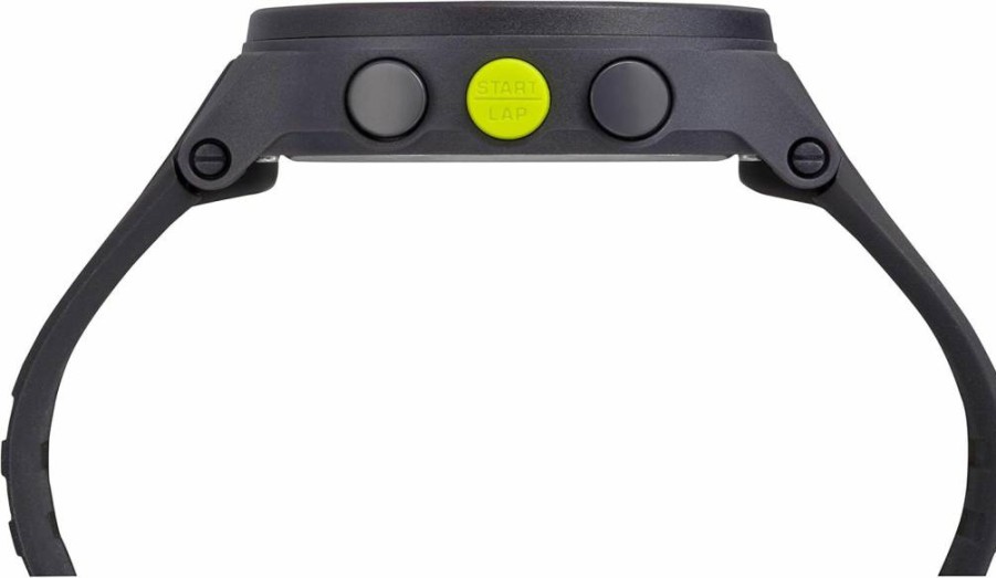Timex Men's Ironman Essential 30 Black and Lime Silicone Strap Digital Sport Watch - TW5M14500