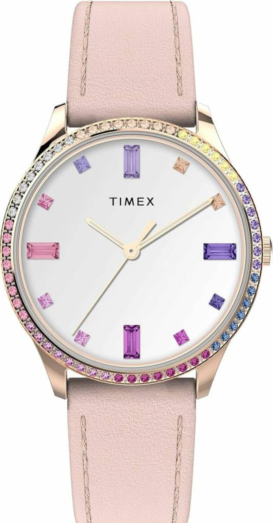 Timex Women's Easy Reader Watch - Classic Analog Wristwatch with Leather Strap