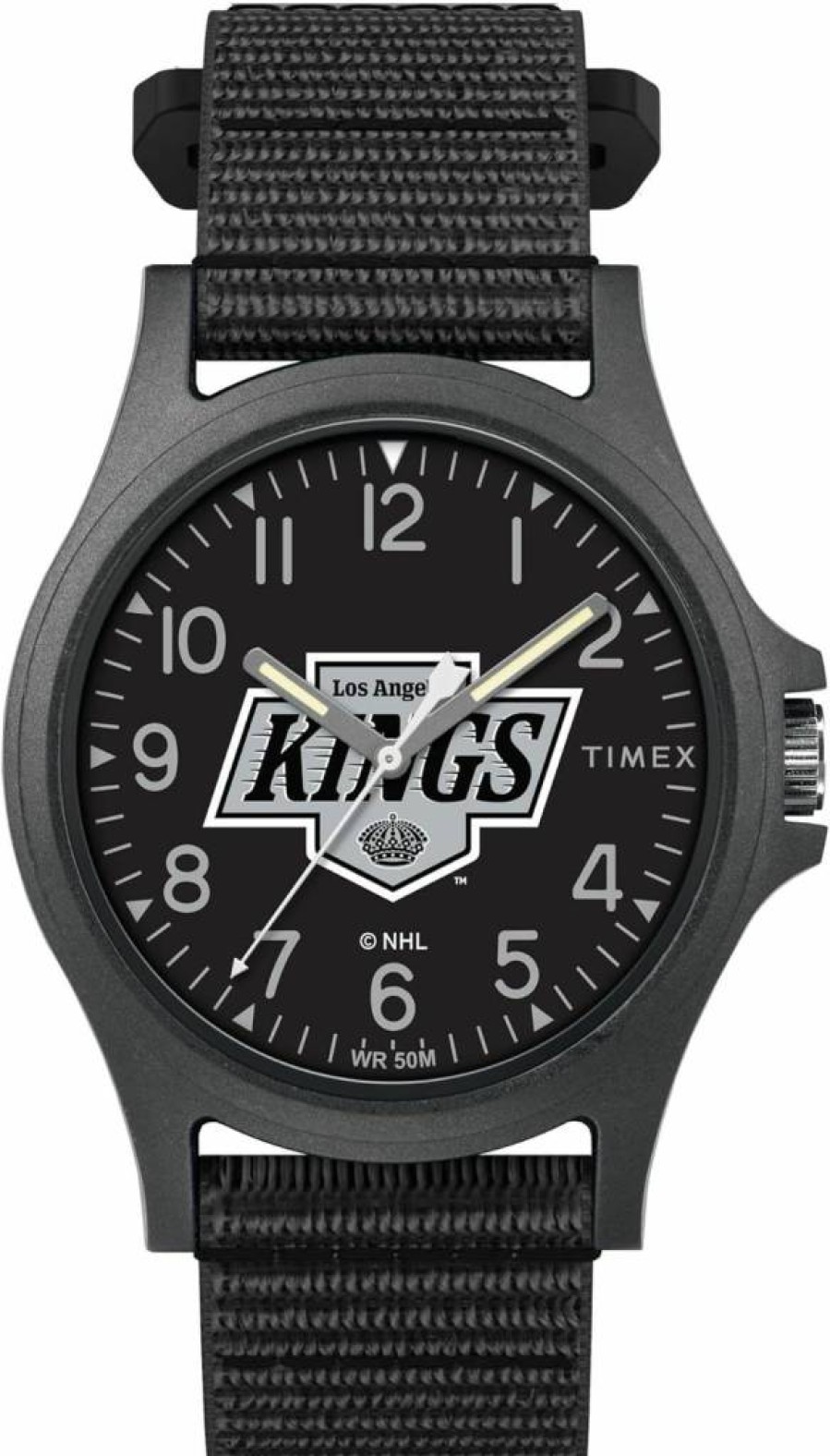 Timex Men's NFL Pride 40mm Stainless Steel Watch with Leather Strap