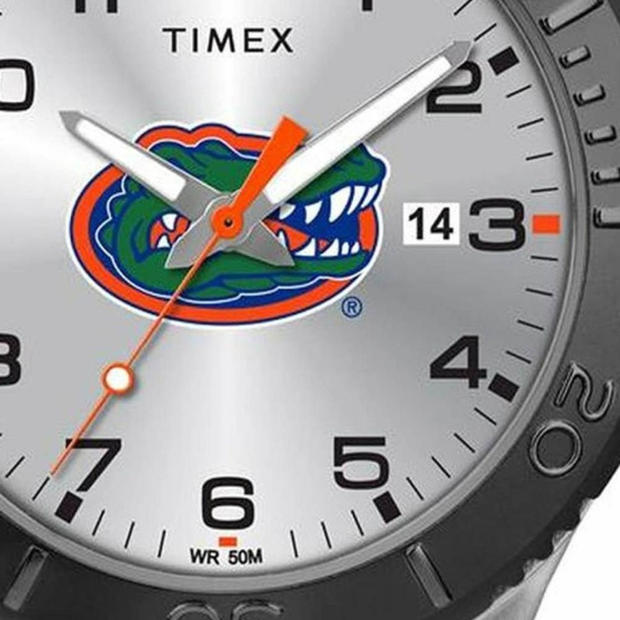 Timex Tribute Men's 42mm Collegiate Gamer Watch - Ole Miss Rebels Edition with Navy Blue Silicone Strap