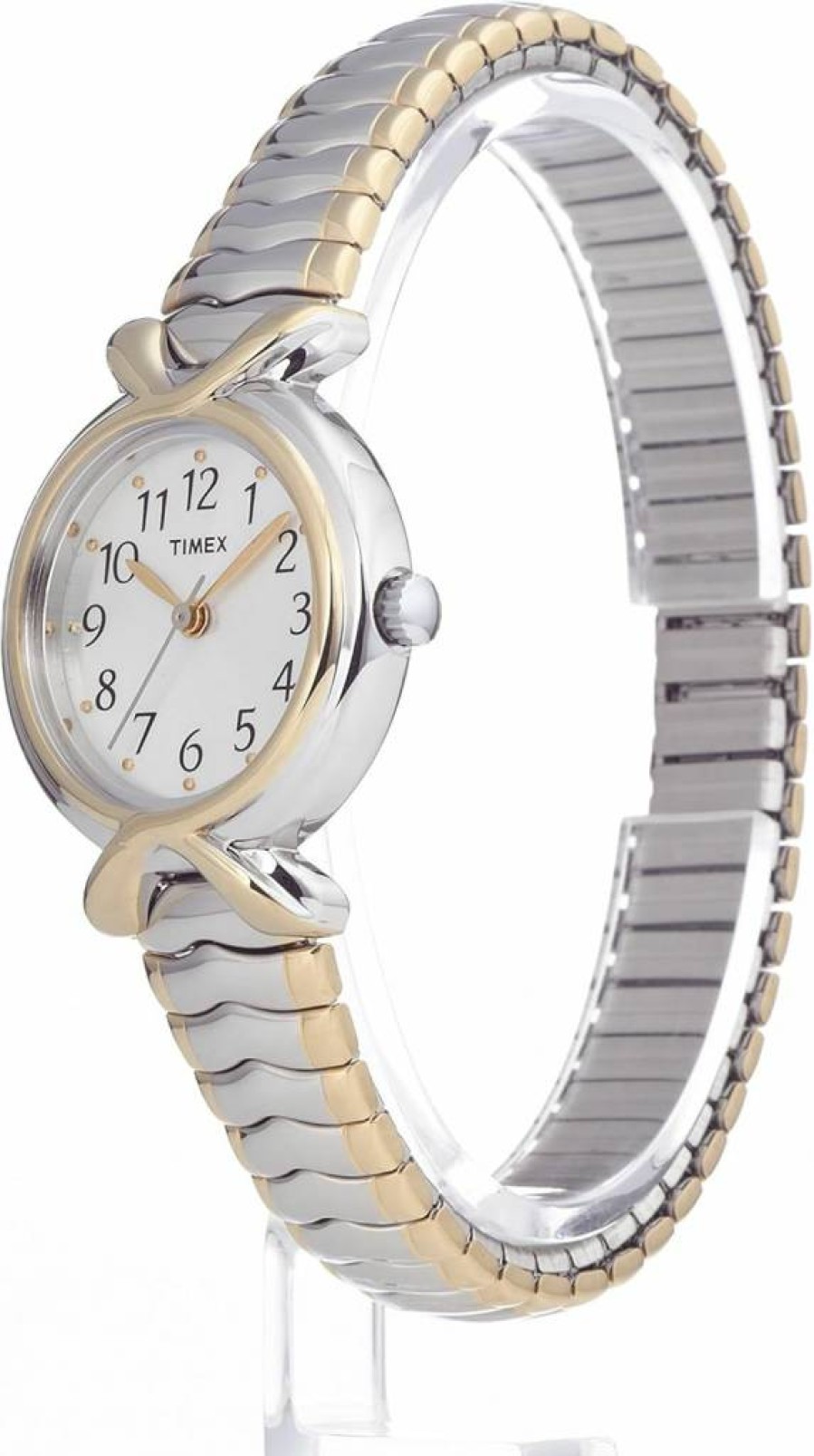 Timex Women's T21854 Pleasant Street Two-Tone Stainless Steel Expansion Band Watch - Stylish Analog Wristwatch for Women