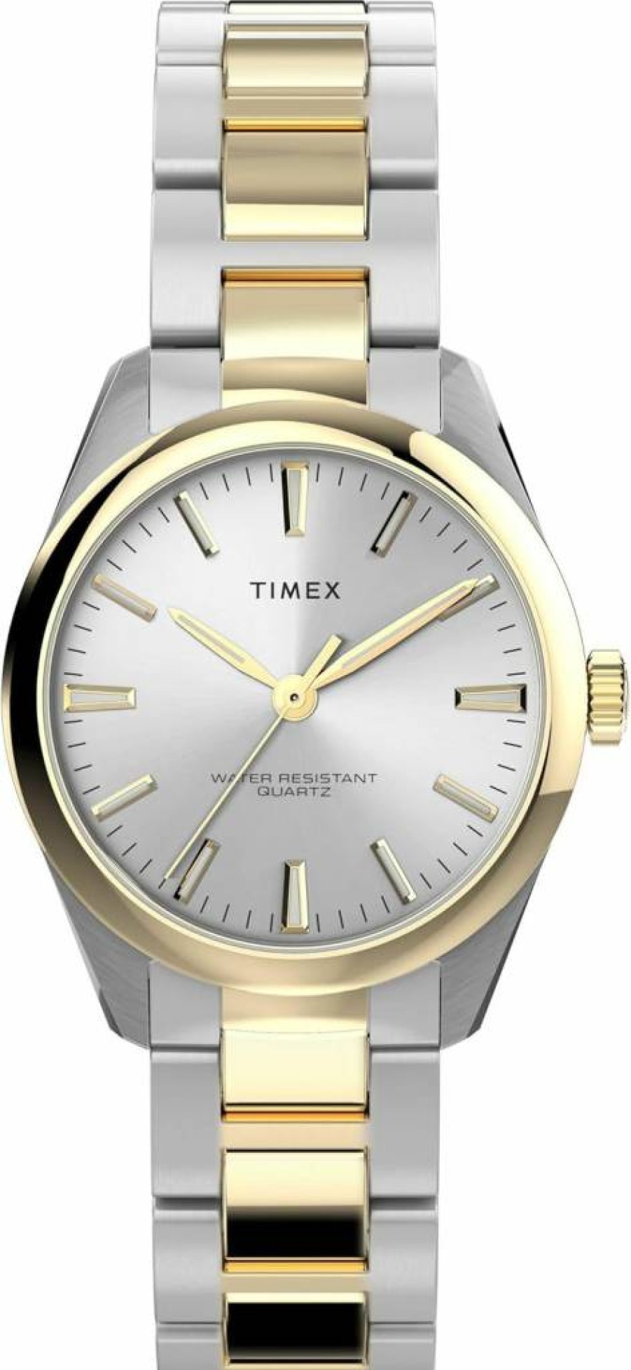 Timex Women's Highview 32mm Analog Quartz Watch with Leather Strap