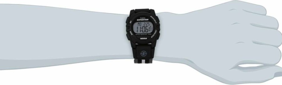 Timex Expedition Unisex Digital Watch 33mm - Classic Outdoor Style