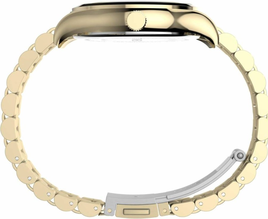 Timex Women's Legacy 36mm Stainless Steel Casual Watch with Leather Strap