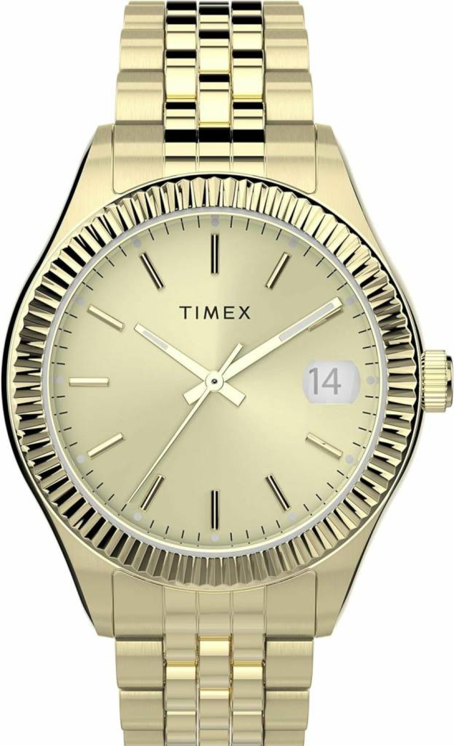 Timex Women's Waterbury Legacy 34mm Gold-Tone Stainless Steel Watch