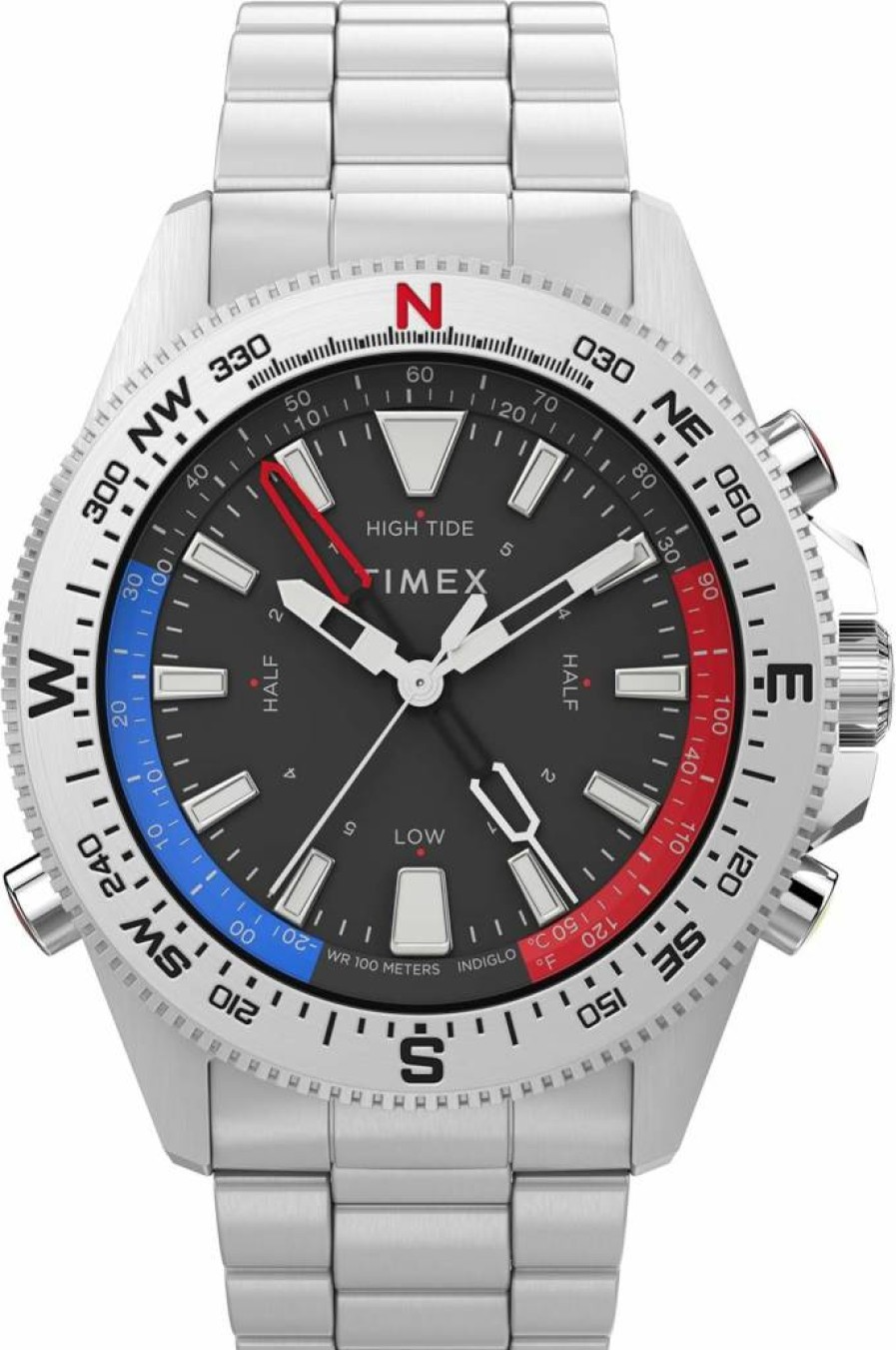 Timex Men's Expedition North 43mm Tide Temp Compass Watch with Outdoor Features