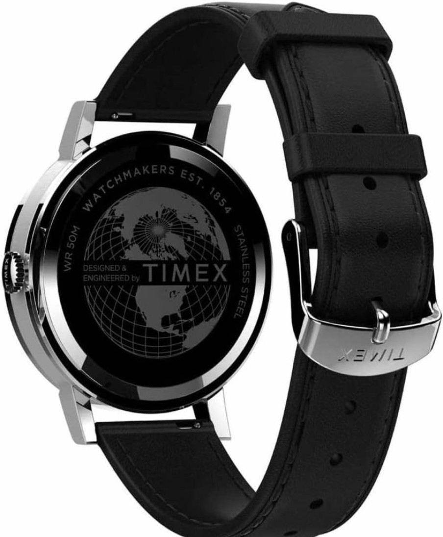 Timex Men's Midtown 38mm Stainless Steel Casual Watch with Indiglo Night Light