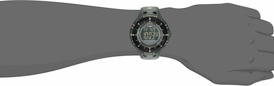 Timex Men's T49612 Expedition Trail Series Black Green Analog Quartz Outdoor Watch