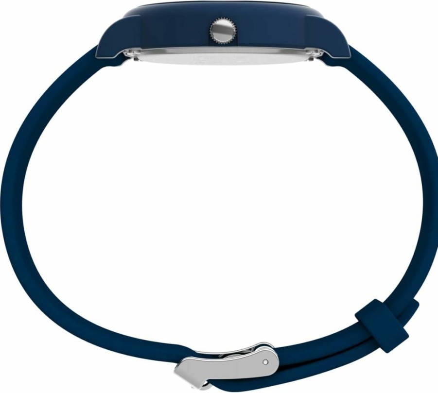 Timex Unisex Peanuts Just Beachy 36mm Blue Strap White Dial Casual Watch - Snoopy Collection
