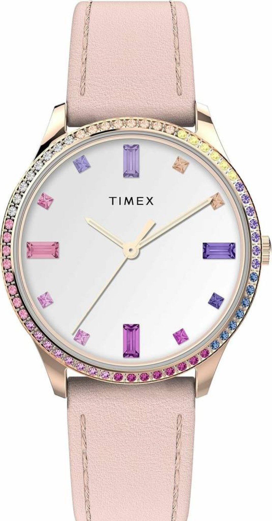Timex Women's Easy Reader Watch - Classic Analog Wristwatch with Leather Strap