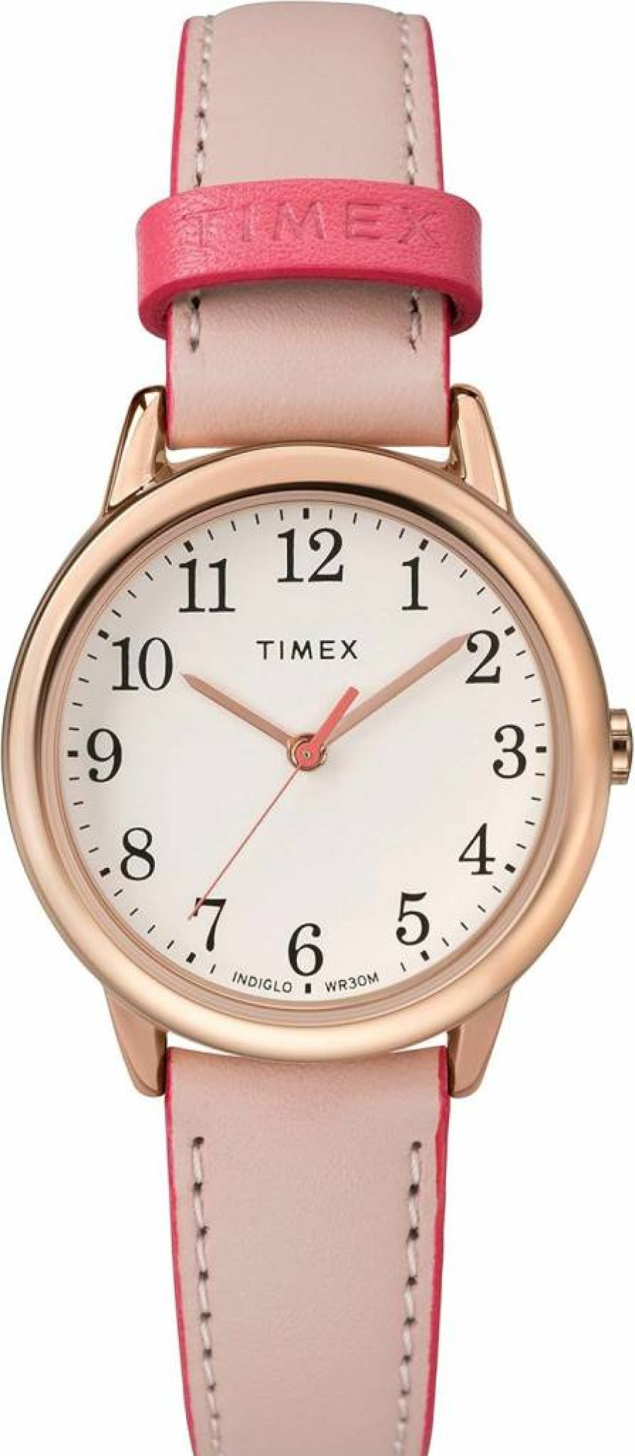 Timex Women's Easy Reader Watch - Classic Analog Wristwatch with Leather Strap