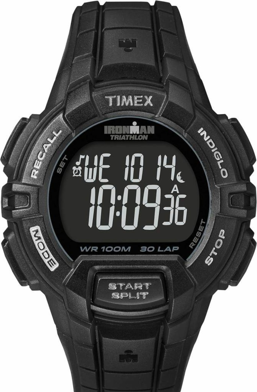 Timex Men's Ironman Triathlon 44mm Rugged Resin Strap Watch - Durable Sports Watch for Men