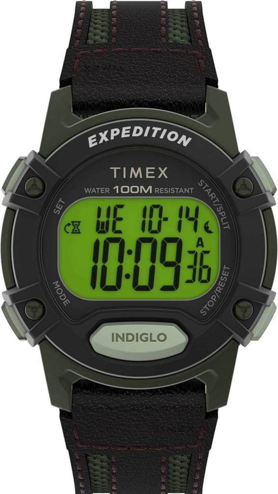 Timex Men's Expedition Digital Cat5 41mm Stainless Steel Watch with Indiglo Light