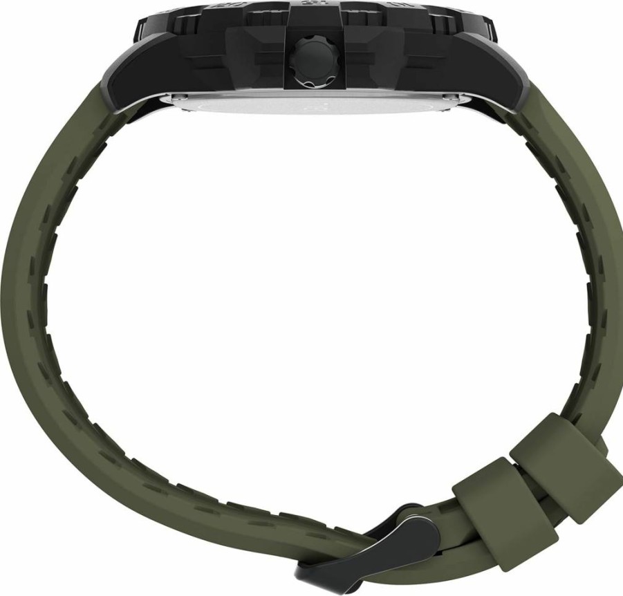 Timex Men's Expedition Gallatin 44mm Stainless Steel Watch with Indiglo Night Light