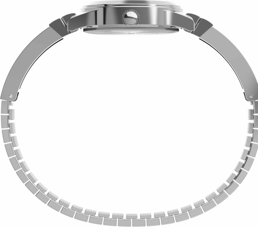 Timex Women's 25mm Fashion Stretch Bangle Watch - Stylish & Comfortable Wristwatch for Women