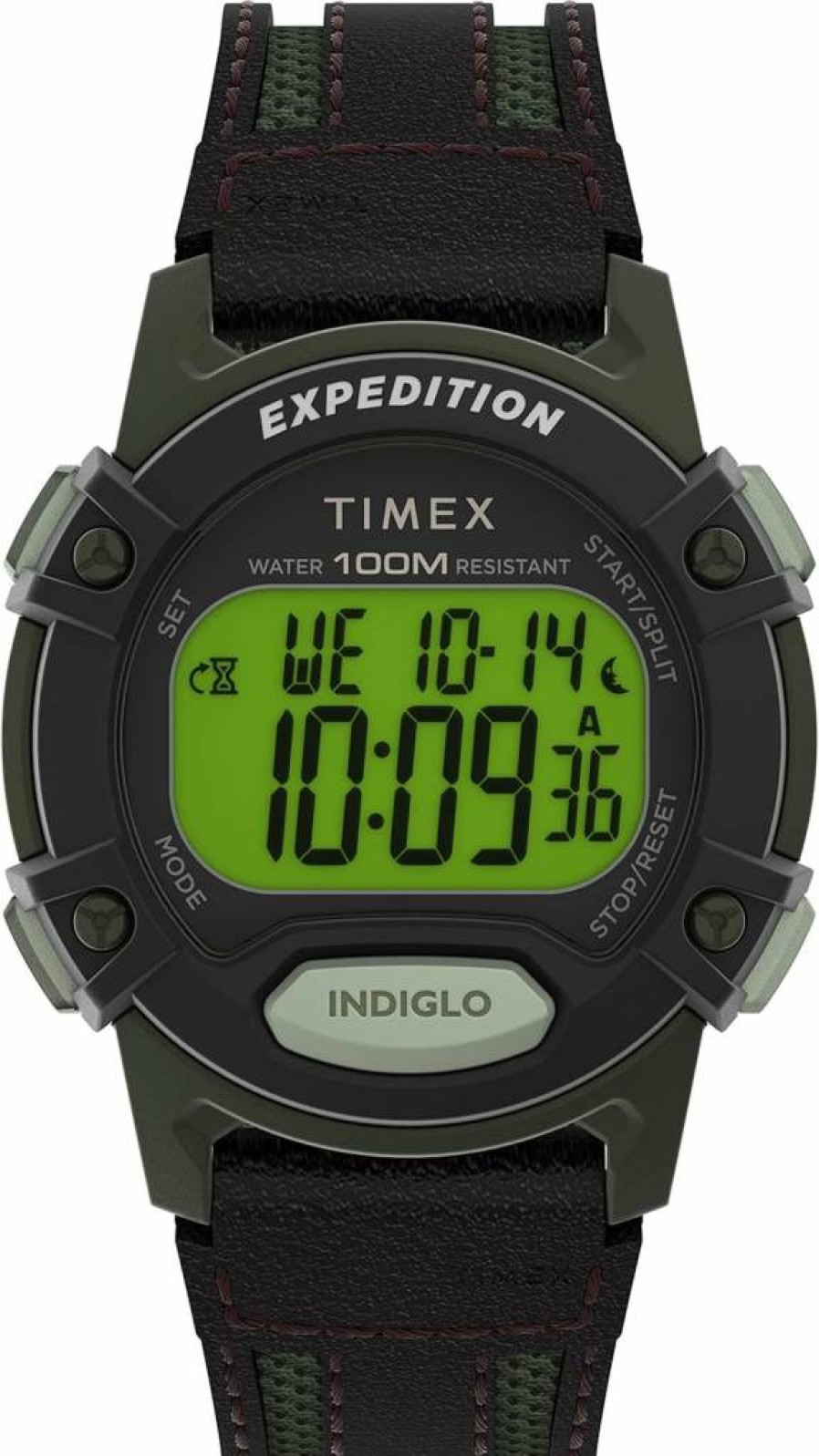 Timex Men's Expedition Digital Cat5 41mm Stainless Steel Watch with Indiglo Light