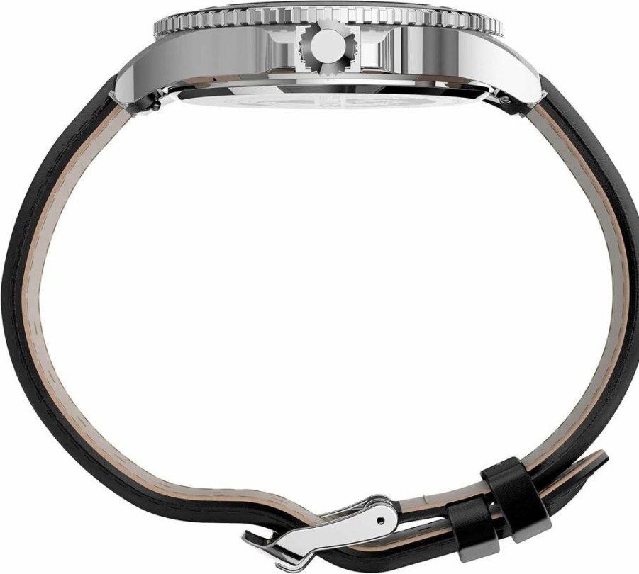Timex Men's Harborside 43mm Multifunction Stainless Steel Watch with Date and Chronograph