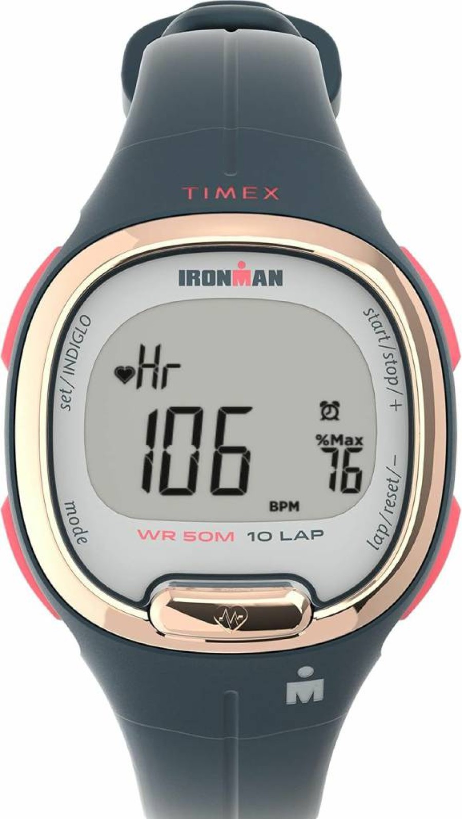 Timex Ironman Triathlon Transit+ 33mm Fitness Watch with Heart Rate Monitor & Activity Tracking