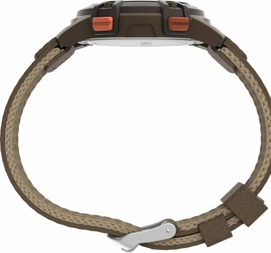 Timex Men's Expedition CAT5 Digital Watch - 41mm Green Case with Green Strap