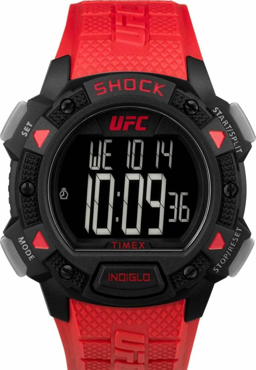 Timex UFC Men's Core Shock Resistant 45mm Sports Watch with Durable Strap