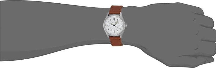 Timex Expedition North Field 38mm Mechanical Watch with Eco-Friendly Leather Strap