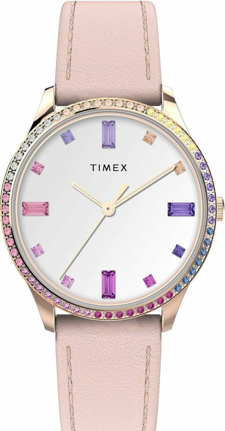 Timex Women's Easy Reader Watch - Classic Analog Wristwatch with Leather Strap