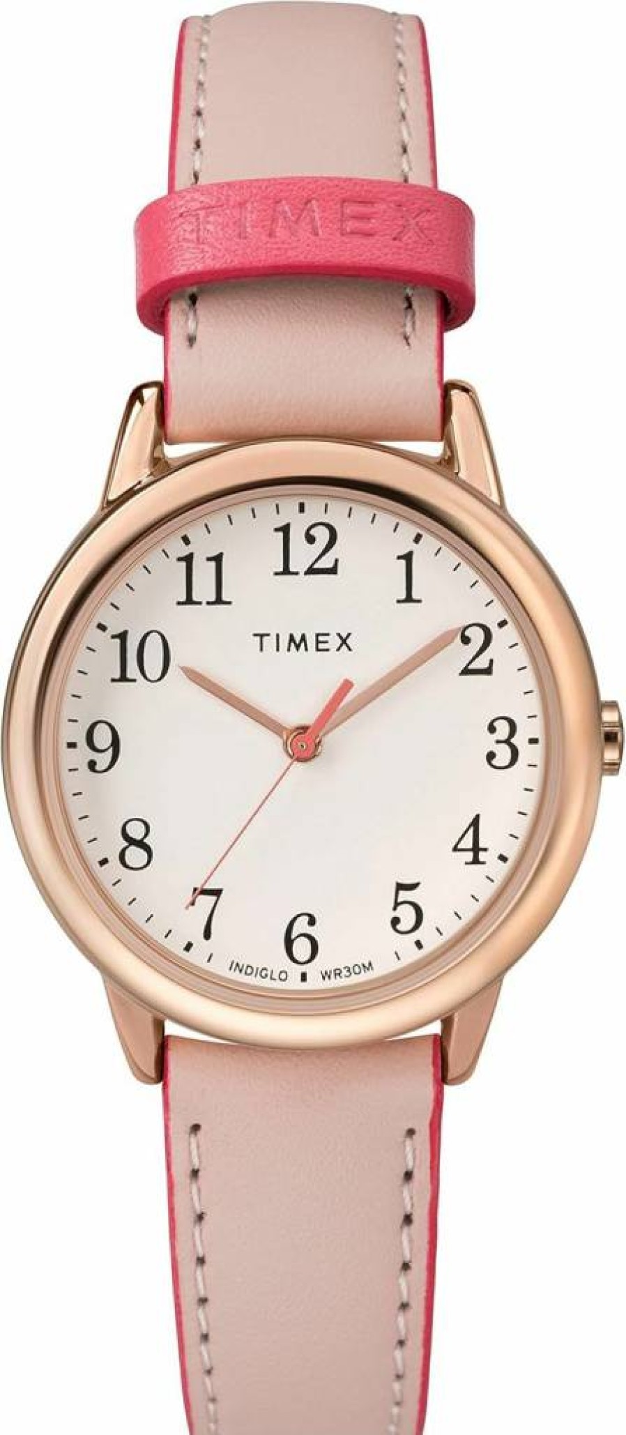 Timex Women's Easy Reader Watch - Classic Analog Wristwatch with Leather Strap