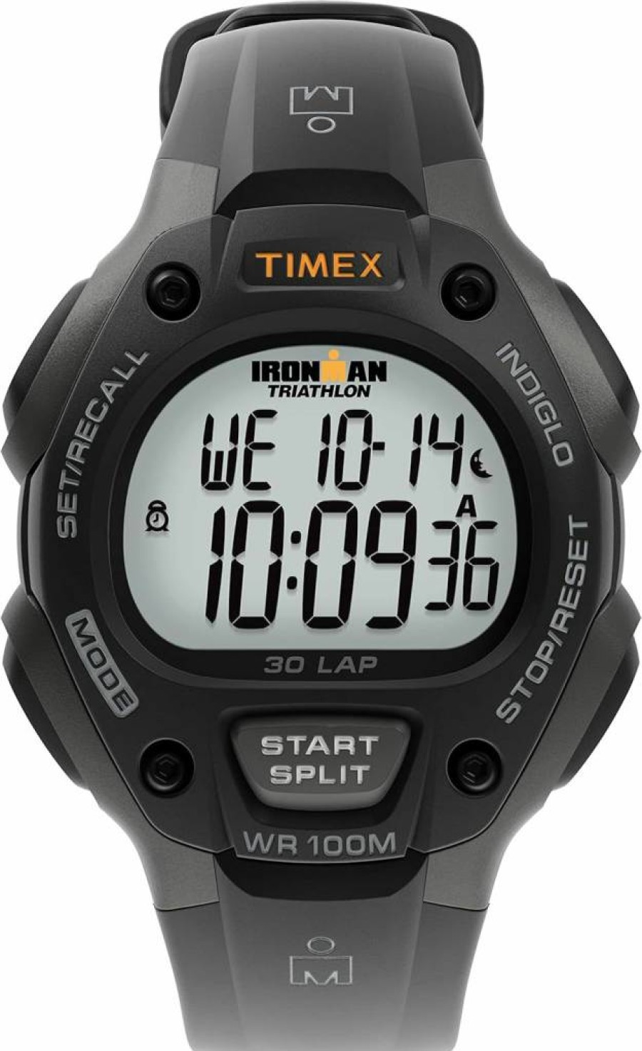 Timex Men's Ironman Triathlon Classic 30 38mm Digital Sports Watch with Resin Strap