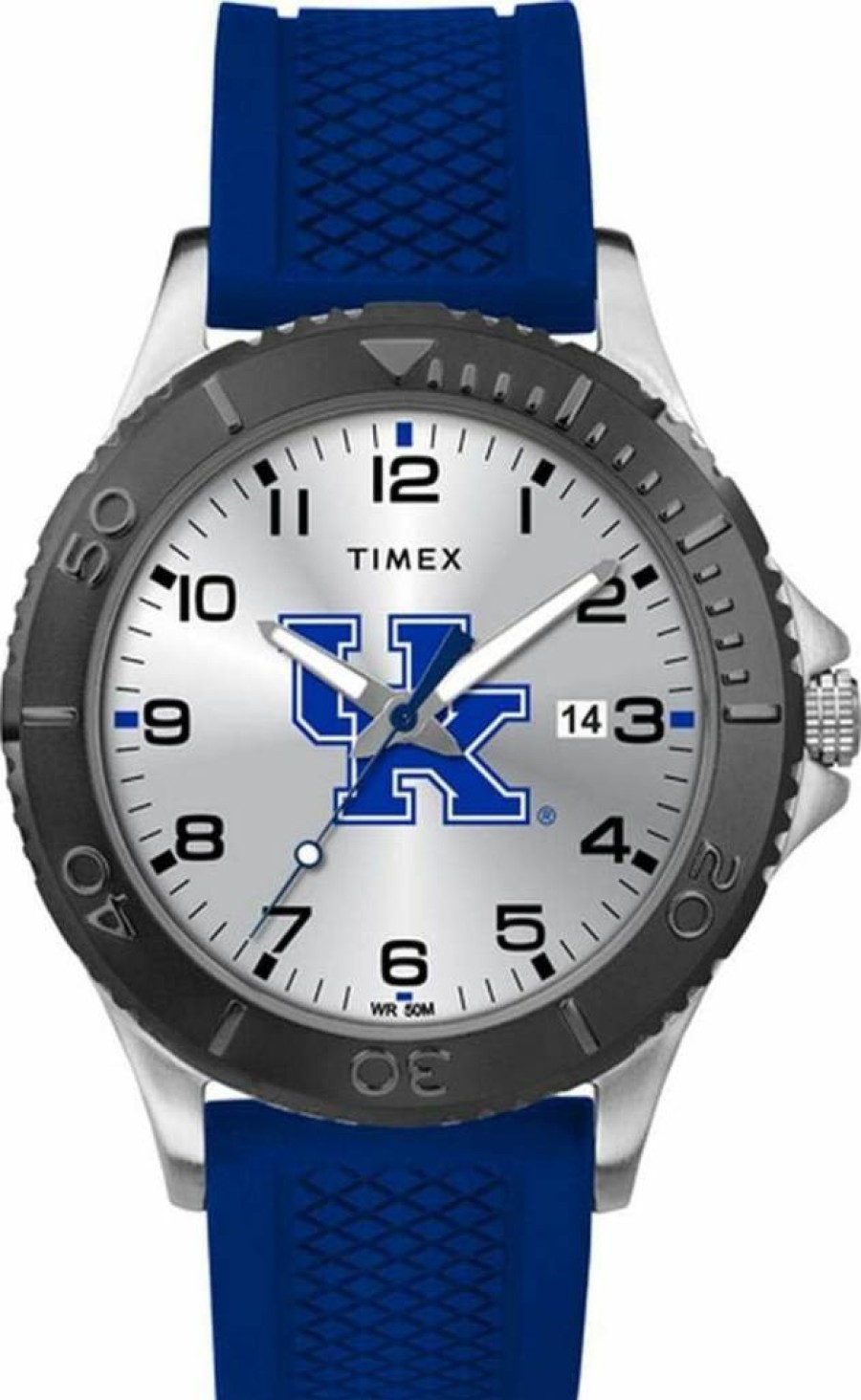 Timex Tribute Men's 42mm Kentucky Wildcats Royal Blue Silicone Strap Watch