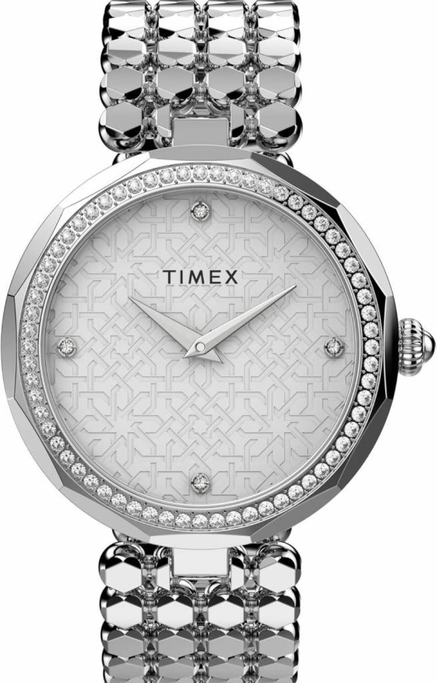 Timex Women's Asheville 34mm Analog Leather Strap Watch - Classic Casual Style