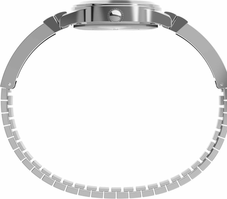 Timex Women's 25mm Fashion Stretch Bangle Watch - Stylish & Comfortable Wristwatch for Women