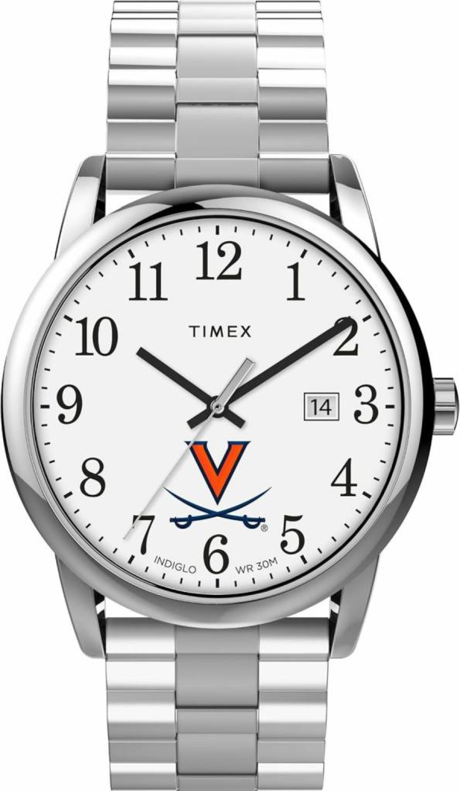 Timex Men's Easy Reader 38mm Stainless Steel Expansion Band Watch