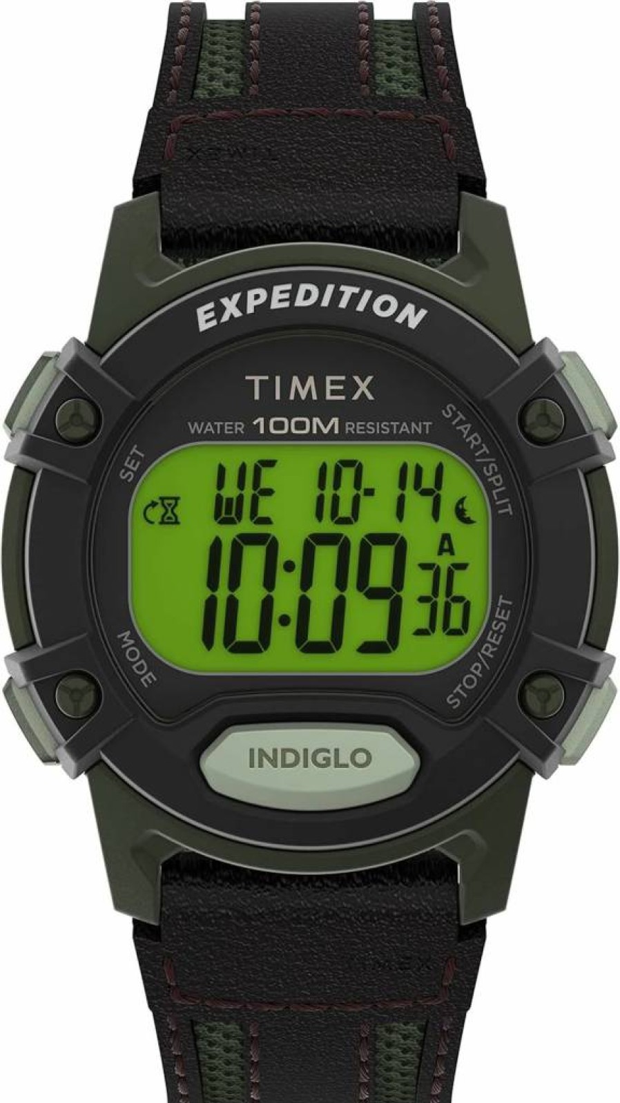 Timex Men's Expedition Digital CAT5 41mm Stainless Steel Watch with Indiglo Light