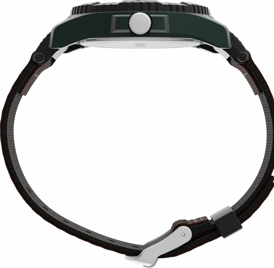 Timex Men's Camper 42mm Analog Quartz Watch with Leather Strap - Classic Casual Style