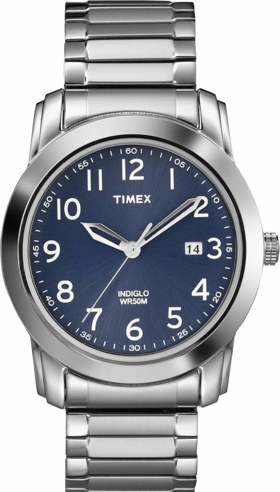 Timex Men's Highland Street Stainless Steel Watch with Expansion Band - Classic Casual Wristwatch for Men