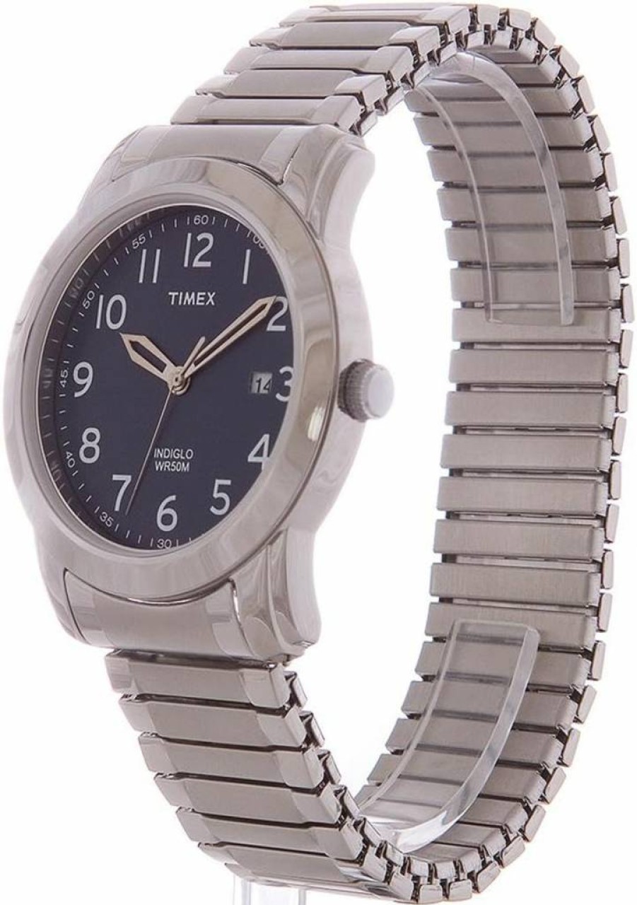 Timex Men's Highland Street Stainless Steel Watch with Expansion Band - Classic Casual Wristwatch for Men