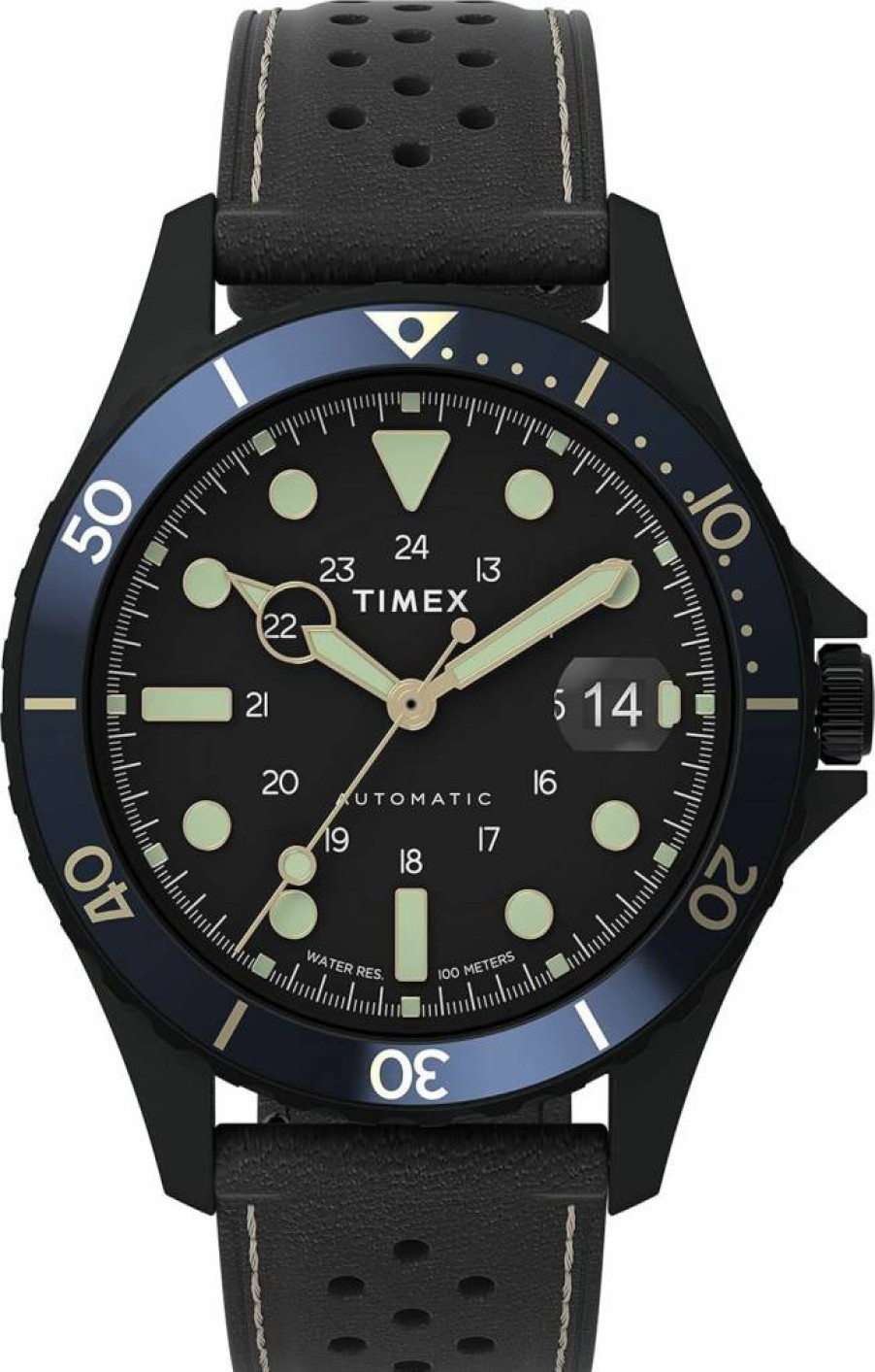 Timex Men's Navi XL 41mm Stainless Steel Casual Watch with Indiglo Night Light