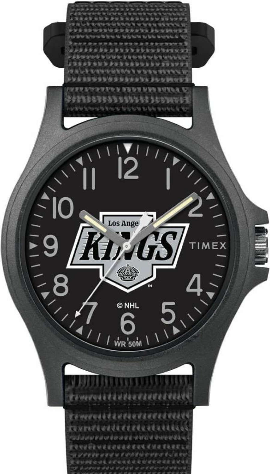Timex Men's NFL Pride 40mm Stainless Steel Watch with Colorful Team Logo - Official Licensed Sports Timepiece