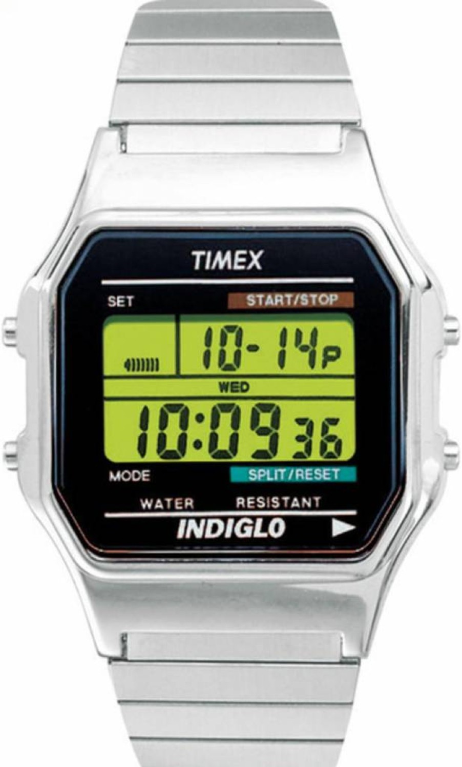 Timex Men's Classic 34mm Digital Watch - Vintage Style Digital Wristwatch for Men