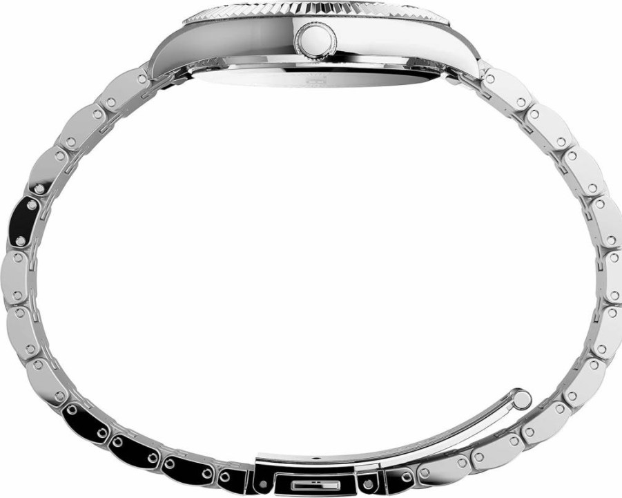 Timex Women's Waterbury Legacy 36mm Boyfriend Watch - Stylish Casual Leather Strap Timepiece