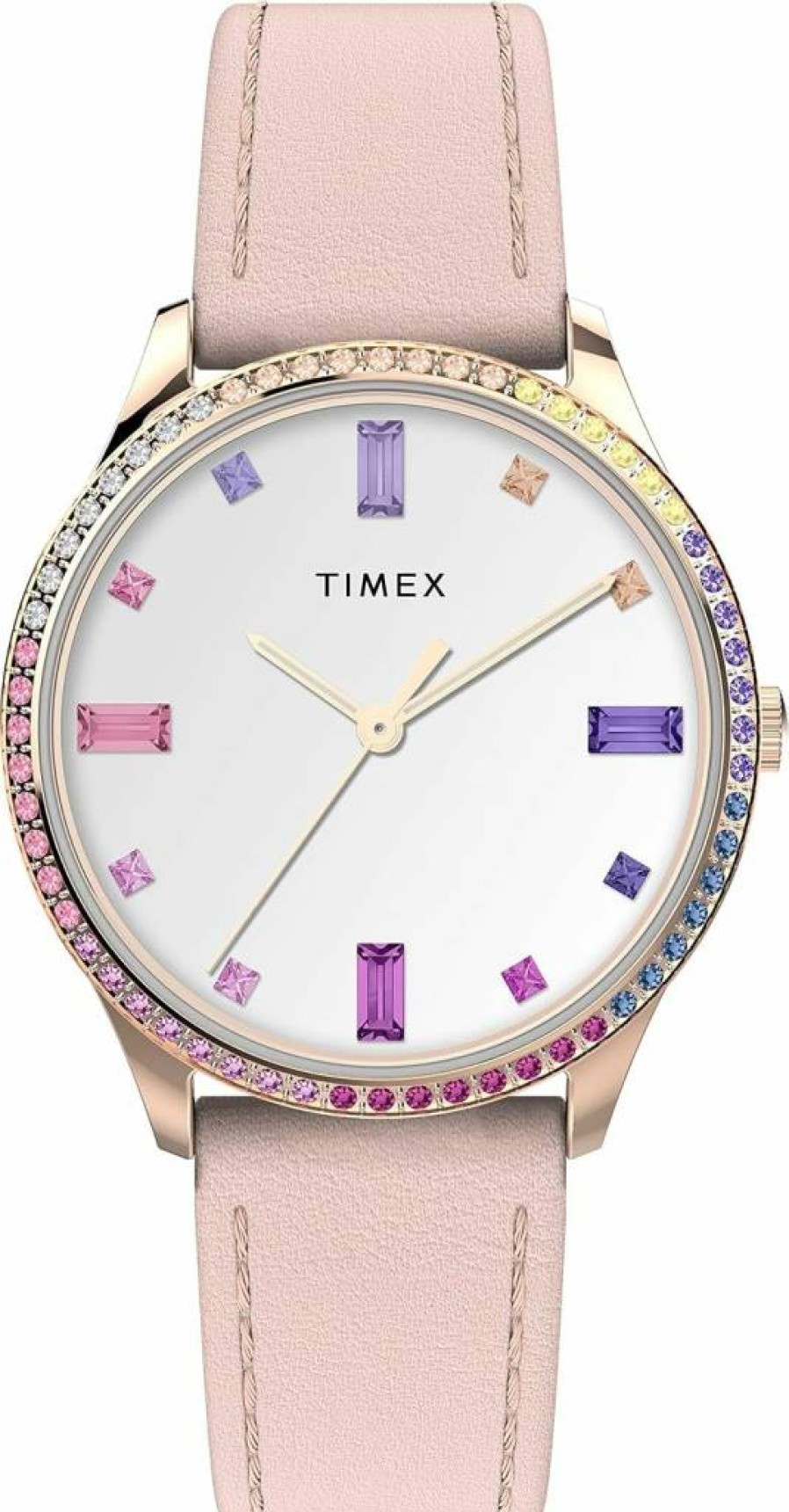 Timex Women's Easy Reader Watch - Classic Analog Wristwatch with Leather Strap